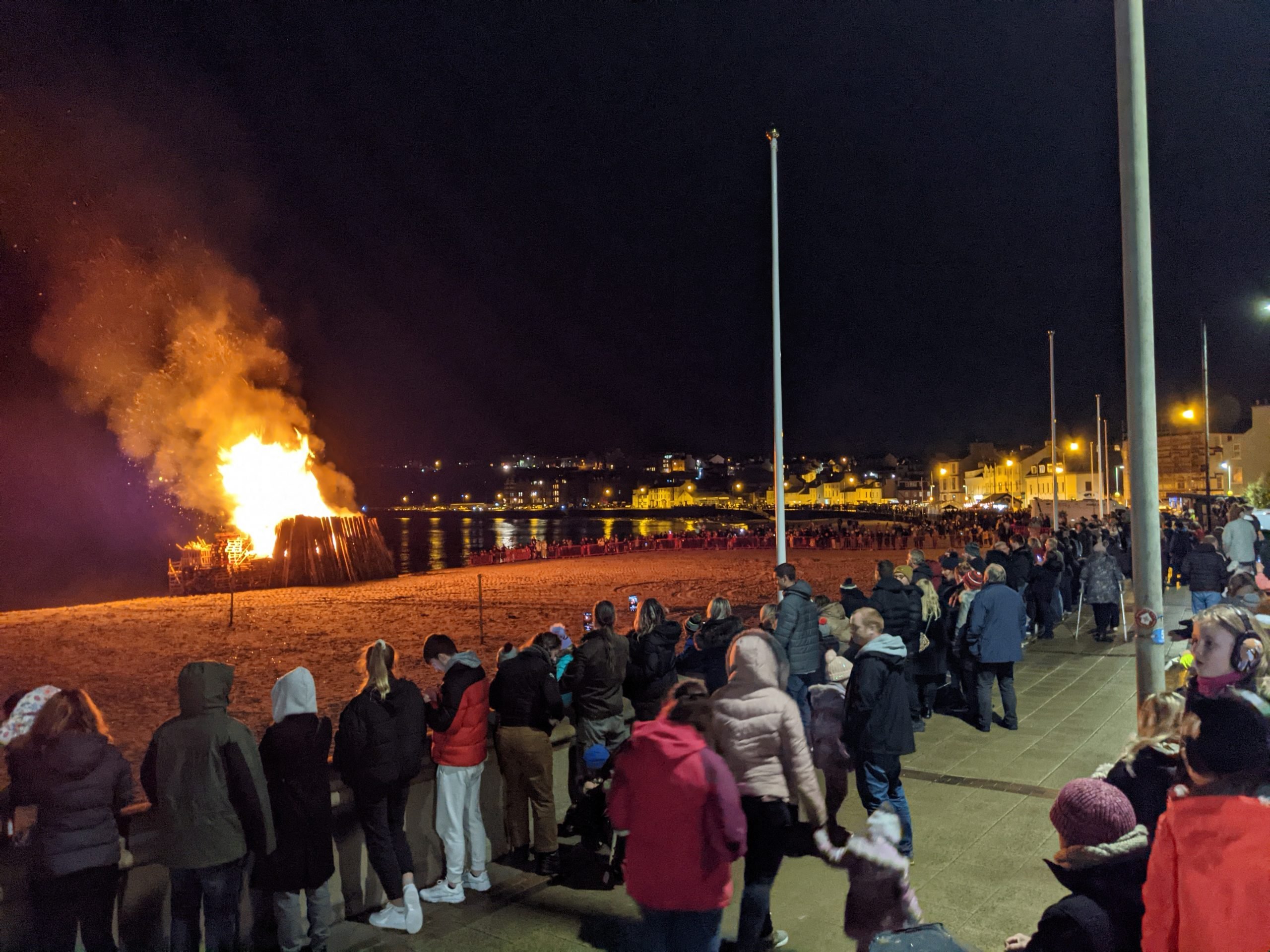 Peel Commissioners' Firework display and preparations