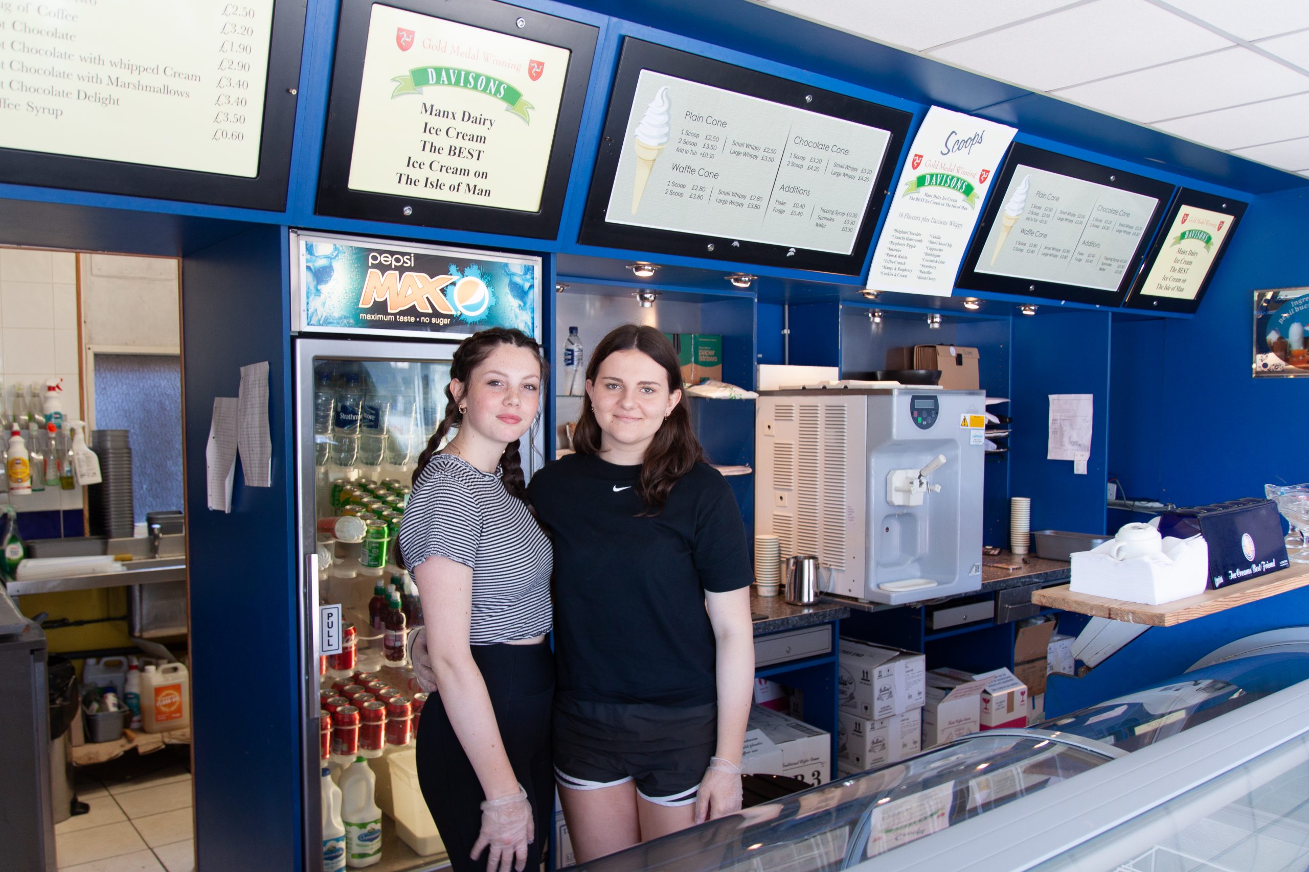 Scoops Icecream Parlour Rockview, Strand Road, Port Erin