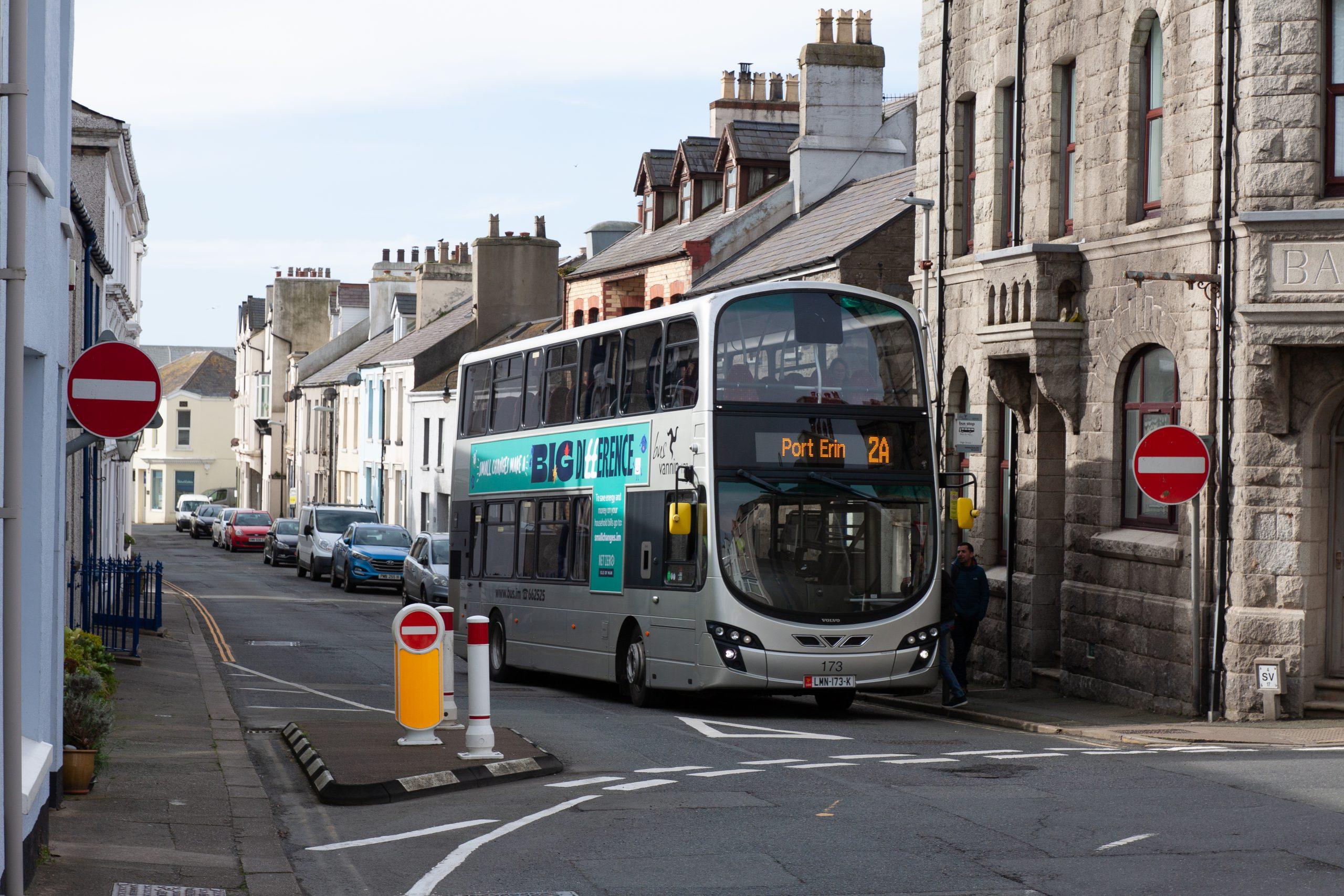 Bus on Street