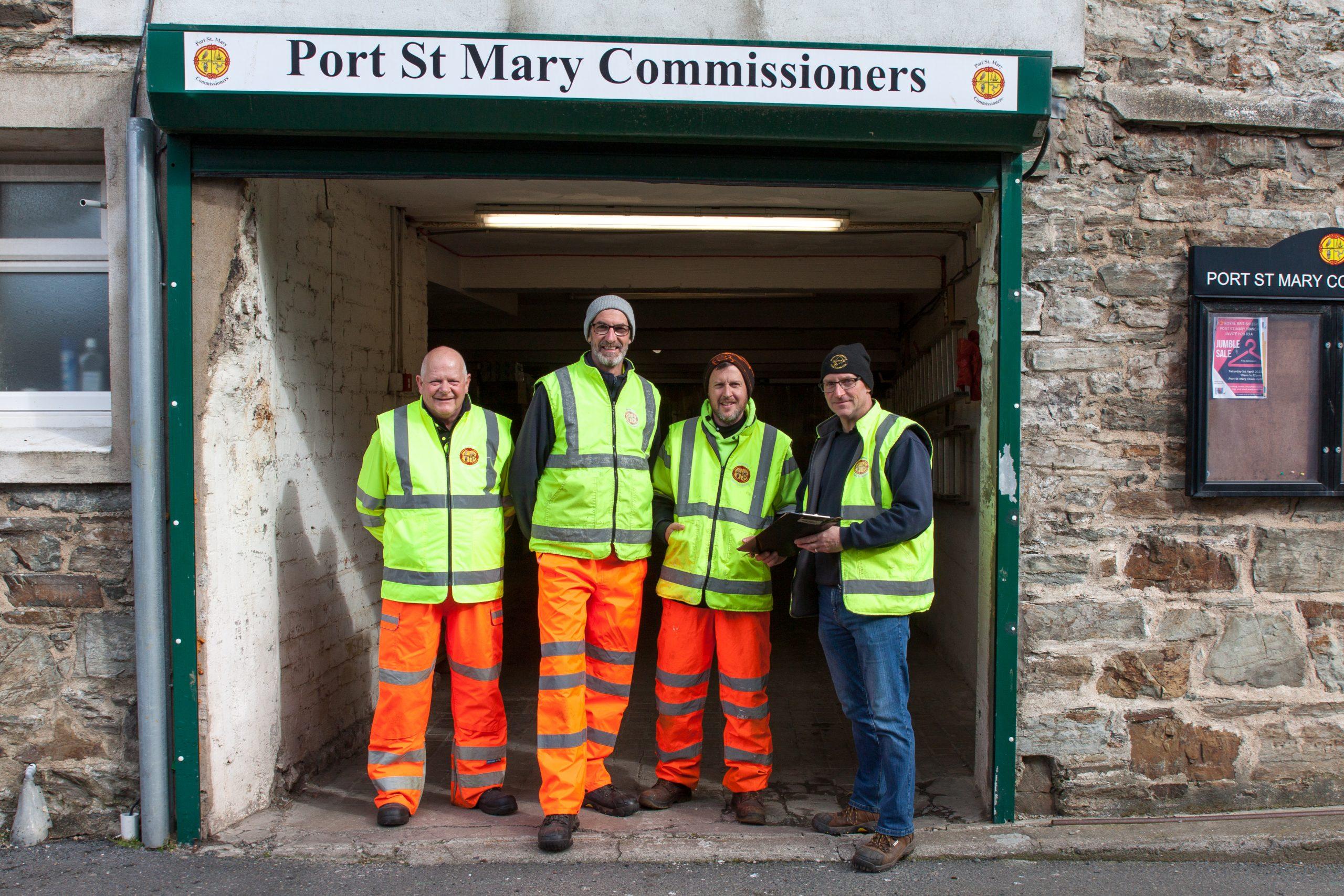 Port St Mary Commissioners - Pete Chambers, Paul Camarda, Matt Shaw, Tom Brown